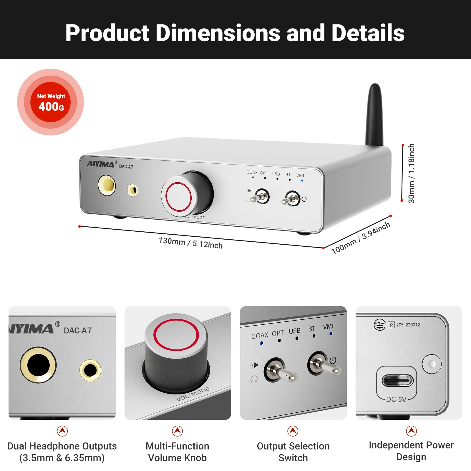 AIYIMA DAC-A7 - Image 3