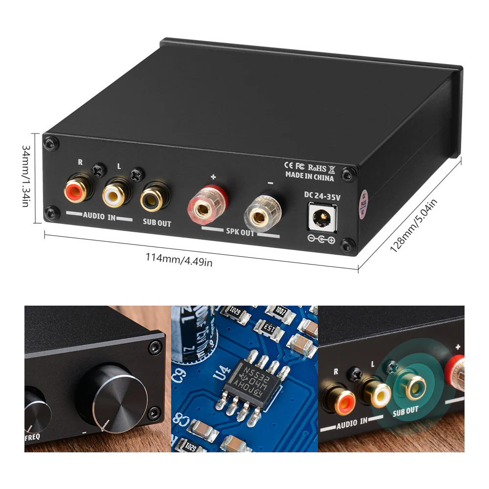 AIYIMA A3001 | Power Amplifier | Class D Amplifier | Hifi Bass Amplifier - Image 4